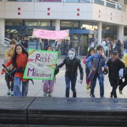 Demo auf dem Aex